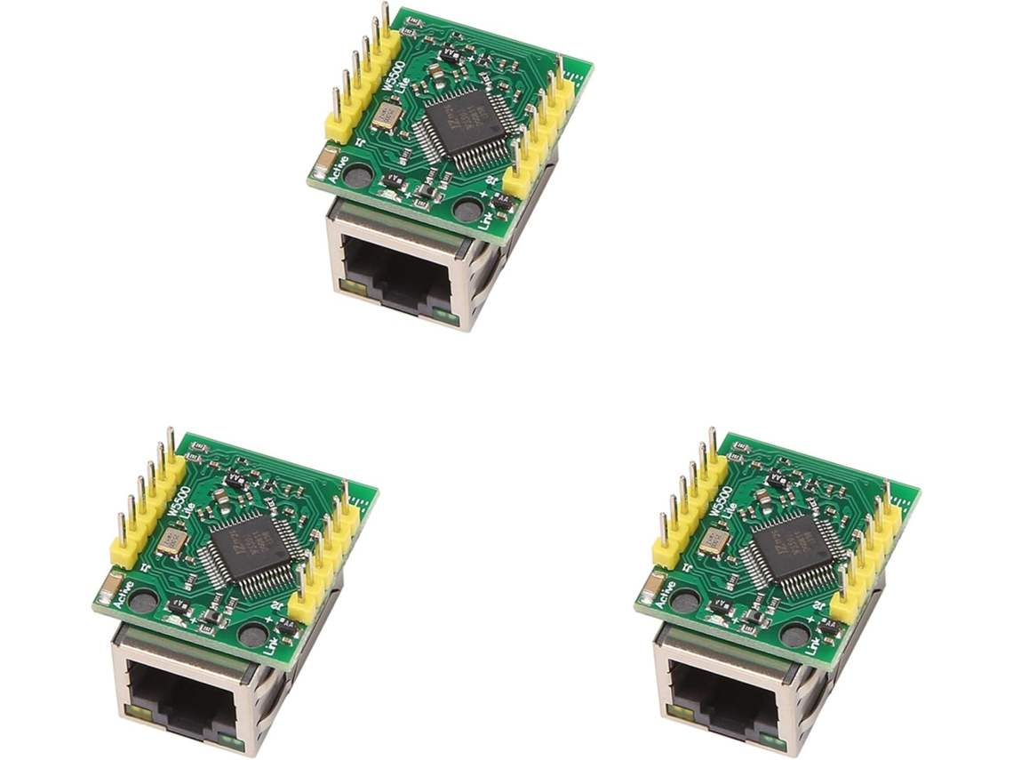 3 Módulos De Red Ethernet W5500 Con Interfaz Spi Y Protocolo Ethernet/ip.
