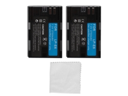 2 Baterías Para Cámara De 2750 Mah Y 7,2 V Para Lp E6 E6n R5 R6 90d 60d 70d 80d 5d Ii Iii Iv 6d 7d