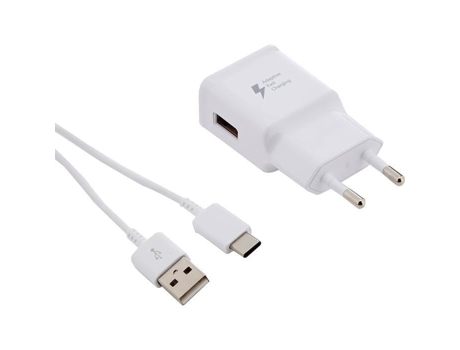 Cargador Rápido Modular Tipo Ep Ta Amps para Samsung Blanco