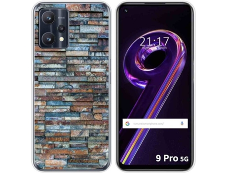 Carcasa para Realme 9 Pro 5G TUMUNDOSMARTPHONE Dibujos Ladrillo 05 Multicolor