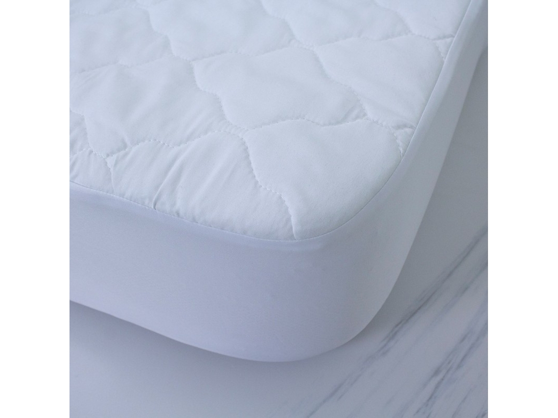 Protector Colchon Tela/Tela Sin Pvc Cama de 105 Cm PURPURA