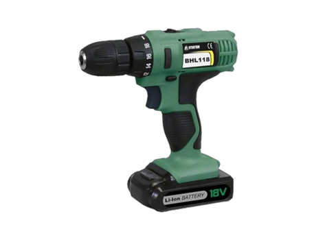 Taladro atornillador 18v- bhl118k con bateria