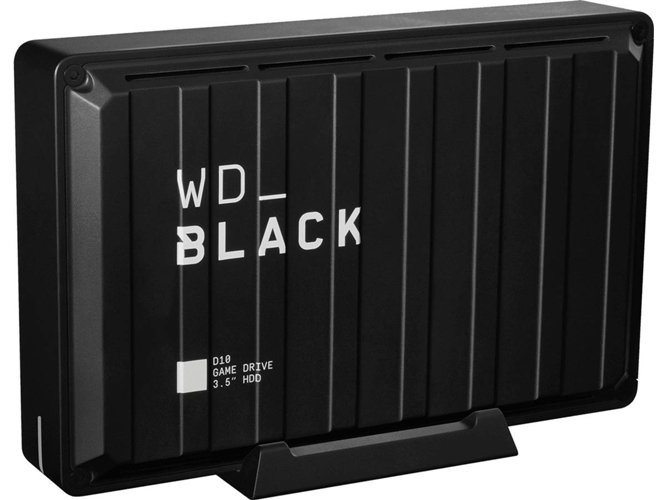 Disco HDD Externo WESTERN DIGITAL Black D10 Game Drive (8TB - USB 3.2)