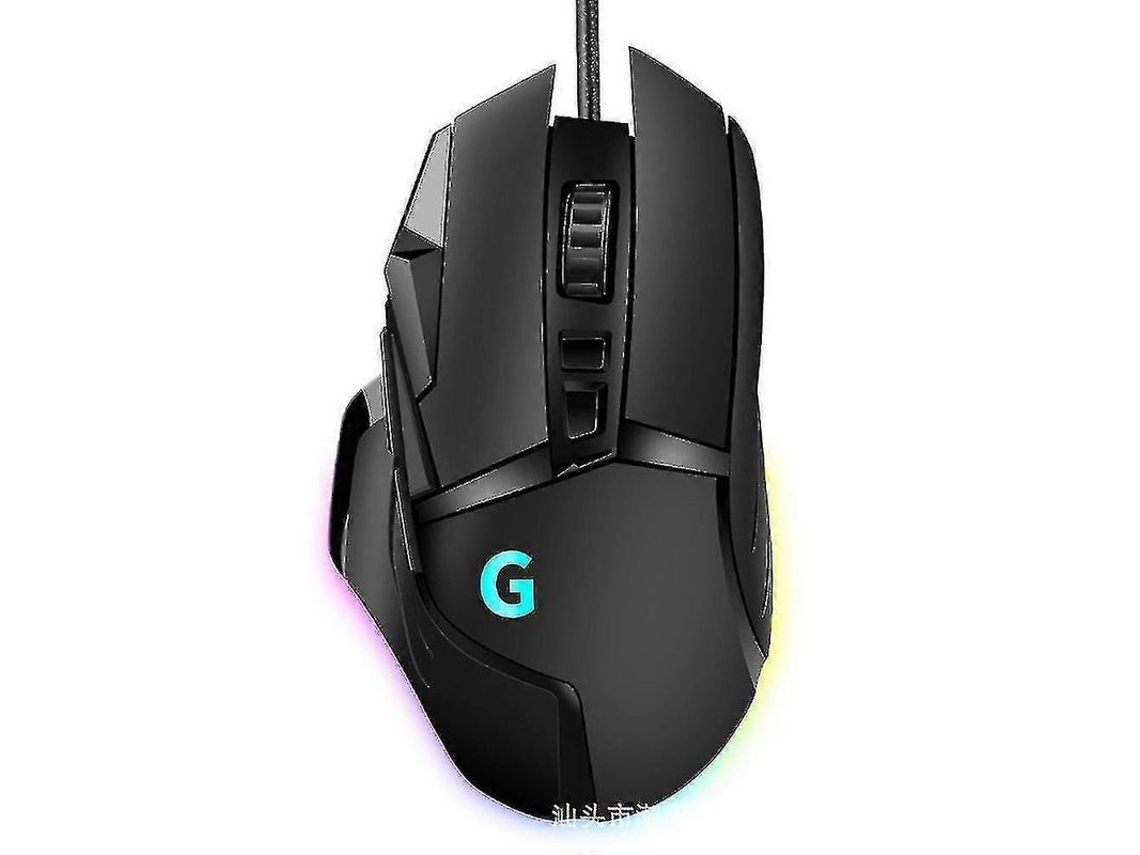 Ratón Para Juegos Con Cable G502, Ergonómico, Óptico, 7200 Dpi, Rgb, Macro, Antideslizante, Con 8 Botones Para Ordenadores Y Portátiles.