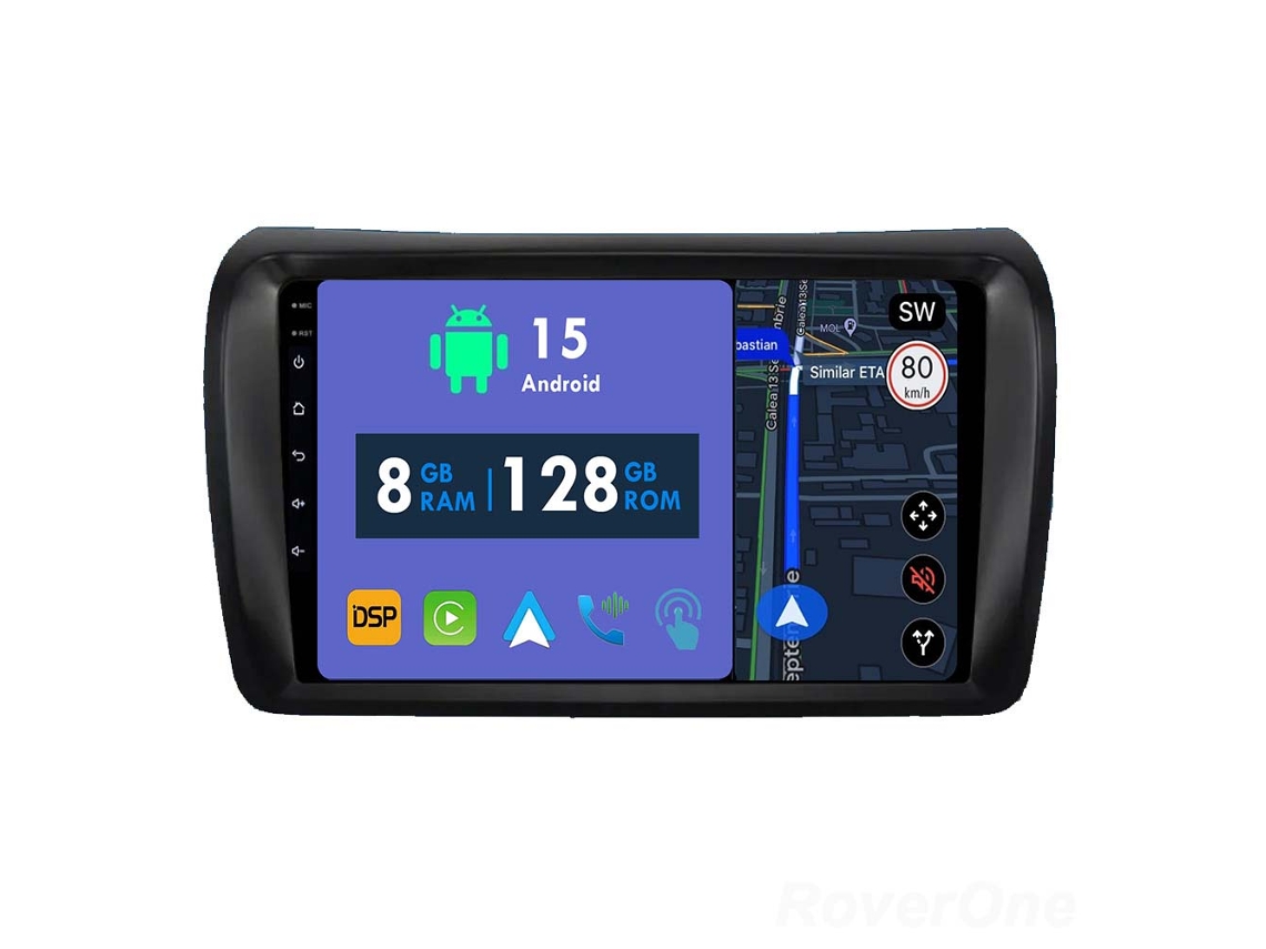 Coche Radio Android Auto Autoradio 8GB RAM 128G ROM CarPlay Navegación GPS Pantalla Táctil RoverOne para Nissan NV350 Caravan 2012 - 2023
