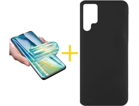 Carcasa + Protector de Pantalla para Samsung Galaxy S22 Ultra 5G SKYHE Negro