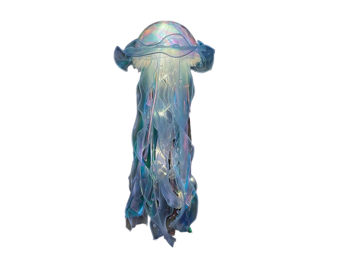 Lámpara colgante de medusa, decoración ambiental, luz nocturna, kit de materiales para bricolaje, versión actualizada, Rosewell