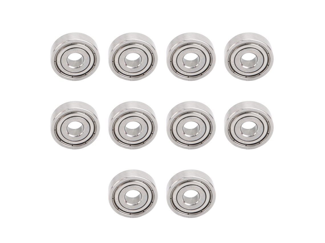 Conjunto de 10 peças de acessórios de reposição para mini-máquina Rolamento S6200zz em aço inoxidável com dupla blindagem