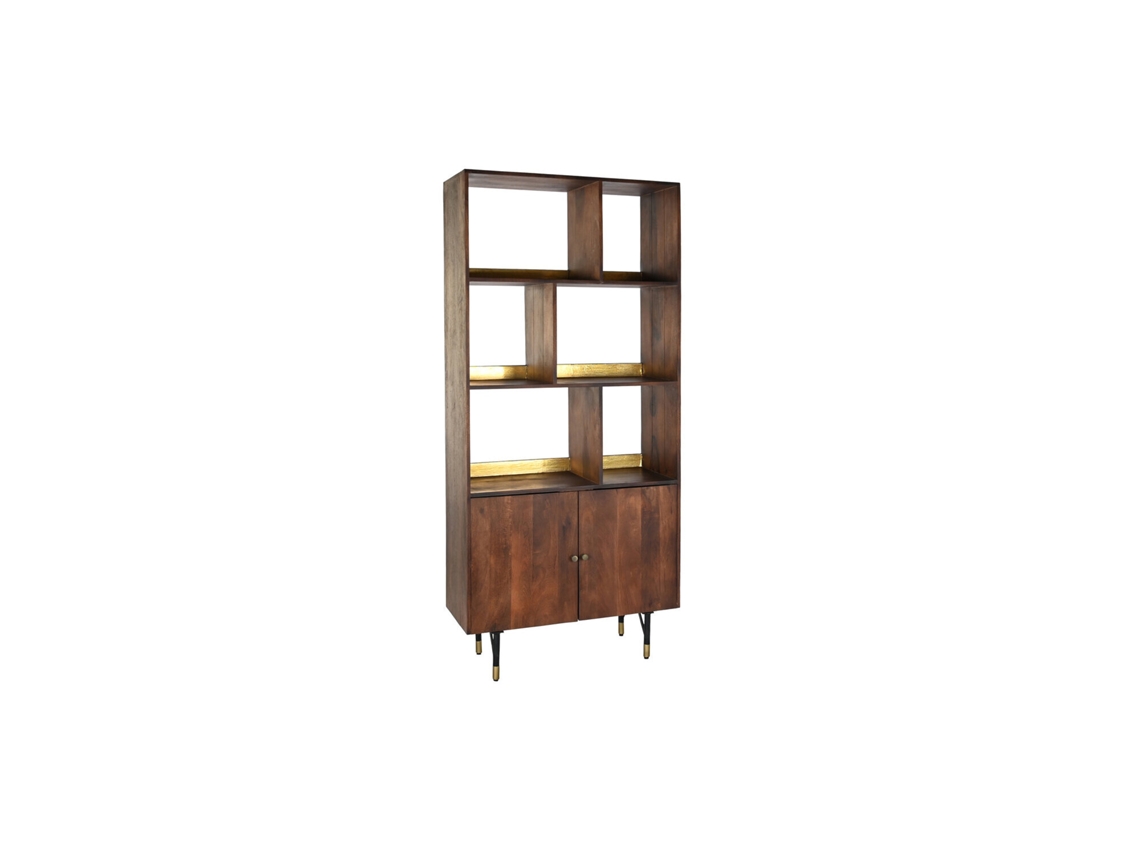 Estanteria Mango Metal Marron Oscuro 90x35x200cm
