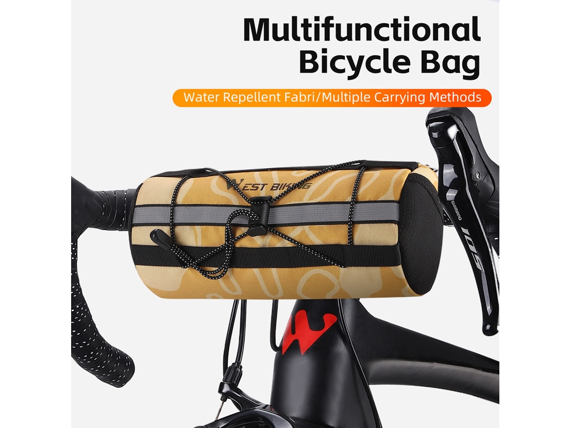 Práctica Bolsa Multifuncional Para Bicicleta Con Gran Capacidad, Resistente Al Desgaste Y A Las Caídas, Para Uso En Ciclismo Tanto Delantero Como Cruzado.