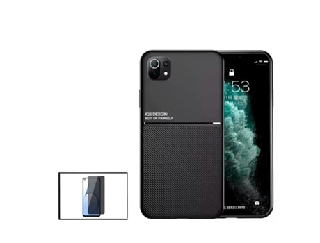 Kit Carcasa Trasera Magnética Anti Choque + Protector de Pantalla Cristal Templado GORILASGLASS Anti-Spy para Xiaomi Mi 11 Lite