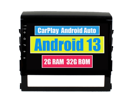 Autoradio Multimedia ROVERONE para Toyota Land Cruiser 200 11 2015 - 2020 CarPlay Android Coche Radio Bluetooth Navegación
