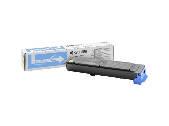 Cartucho de tóner Original KYOCERA TK 5195C Cian para TASKalfa 306ci