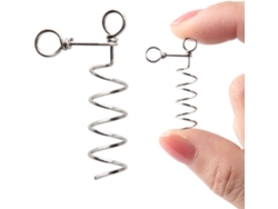 Juego De 20 Anzuelos Circulares Portátiles Para Pesca Con Cebo Blando Resorte, Accesorios Pesca, Anzuelo Ma...