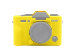 Funda protectora de silicona suave para Fujifilm X T20 amarilla Zruxe