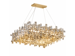 Lámpara De Techo De Cristal Pibaogu Asled-779 (ámbar)
