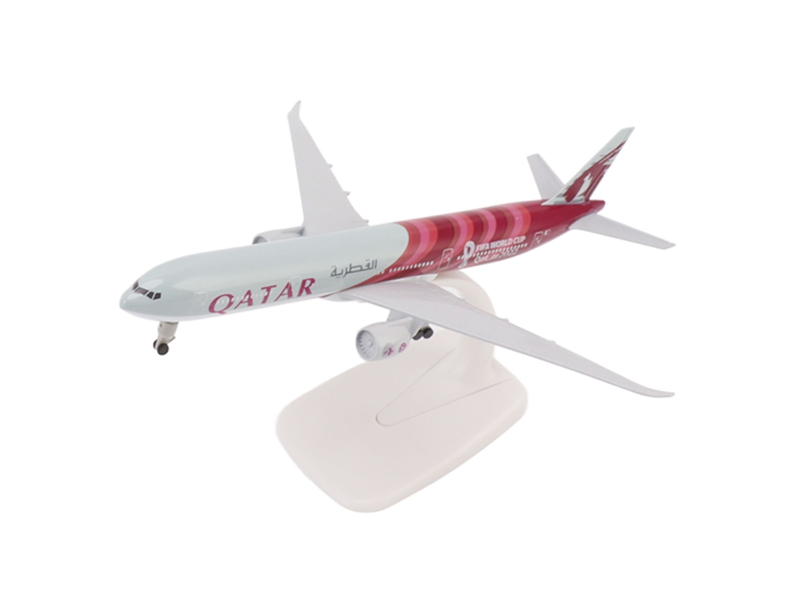 Ats-modelo De Avión De Aleación Para Decoración Hogar Con Líneas Grabadas Y Base Estable Aerolíneas
