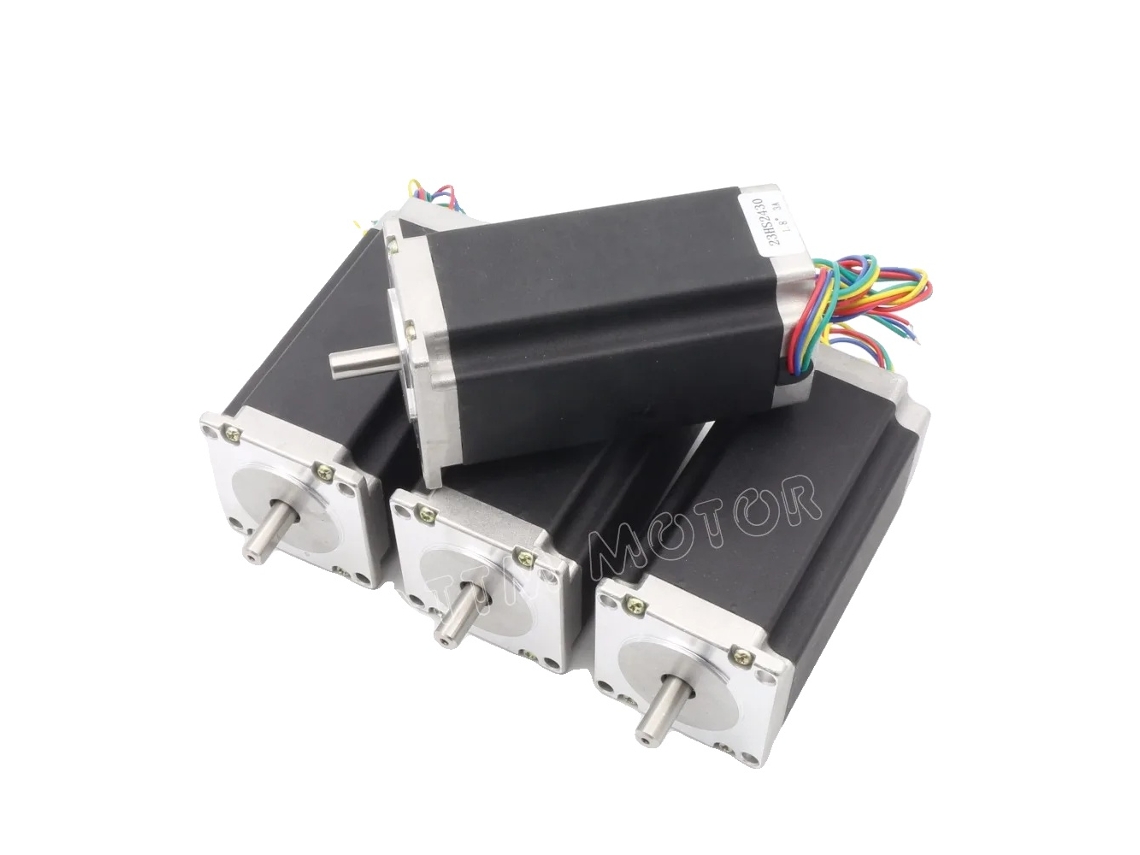 Motor paso a paso CNC, par de 425 oz-in, ángulo de paso de 1,8 grados, 4 unidades, 8 mm