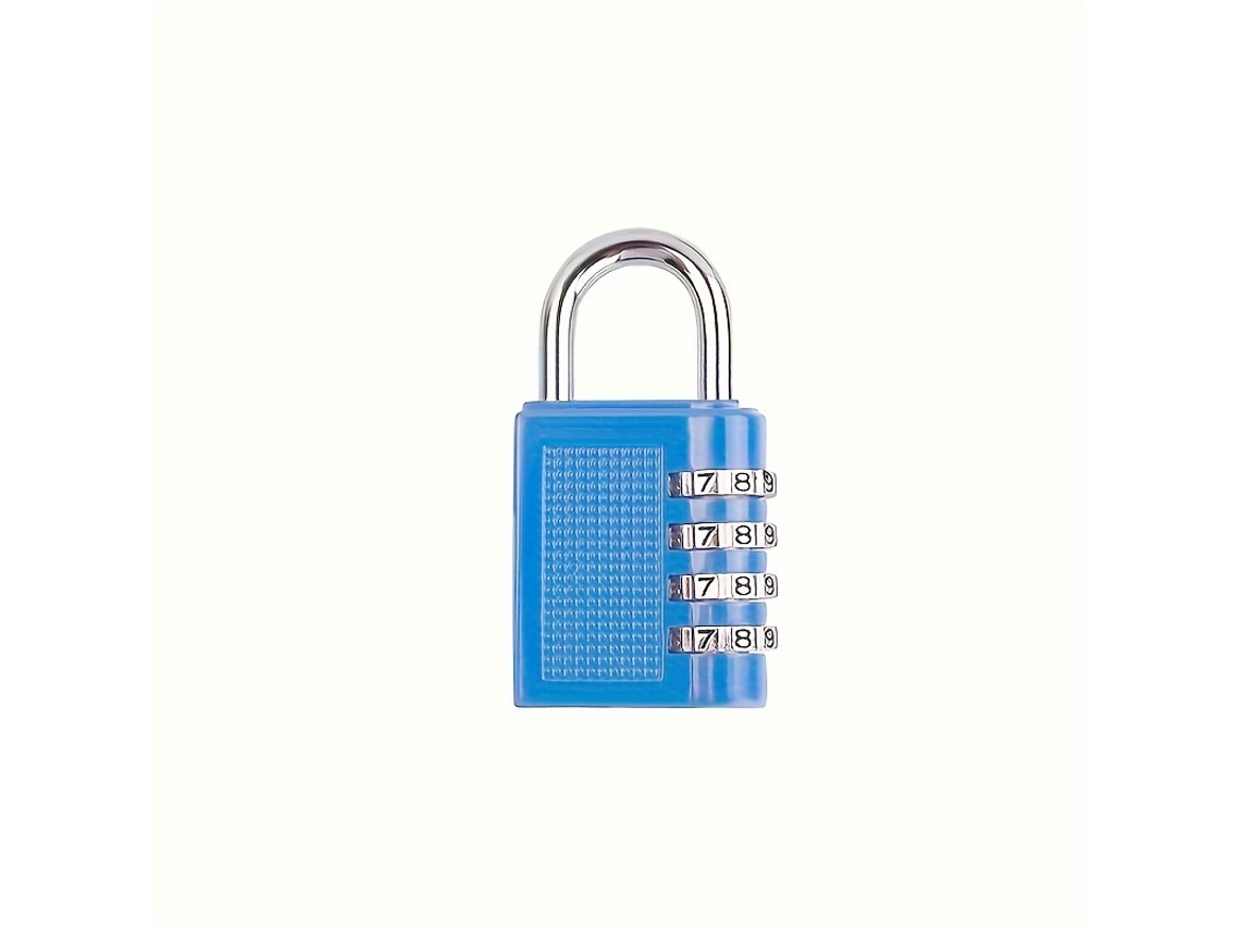 Candado de combinación metálico de alta resistencia diseñado para uso en exteriores, adecuado para taquillas de gimnasio, duradero y multifuncional. STELASPLEN