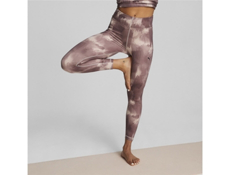 Calça PUMA Leggings Studio Your Move Aop Rosa S Mulher