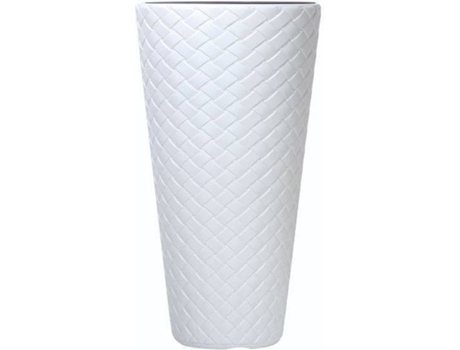 Maceta PROSPERPLAST Matuba Slim (Blanco - 40 x 40 x 78 cm)