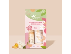 Gel de ducha cítrico + crema de manos de flor de naranjo (dúo)