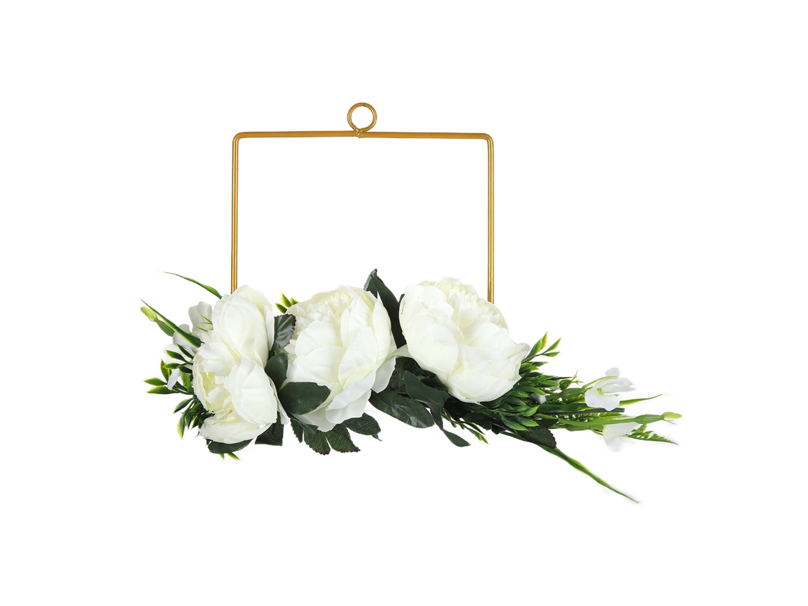 2026-guirnaldas De Metal Artificiales Con Flores Falsas Decoración Para Boda Aniversario Fiesta