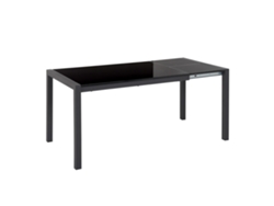 Mesa de comedor BELIANI Granada de MDF Negro 80x160x75