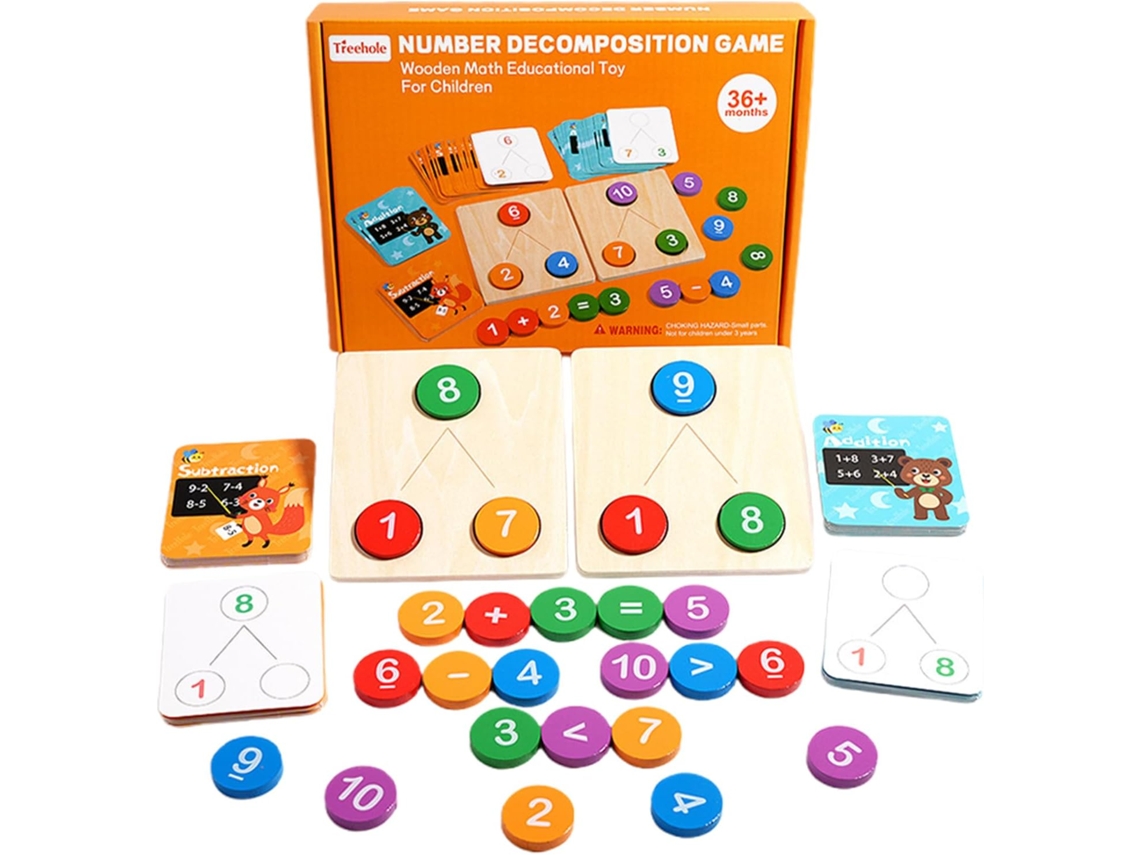 Juegos de matemáticas para preescolares, juegos de suma y resta para niños, juguetes educativos Gokoco