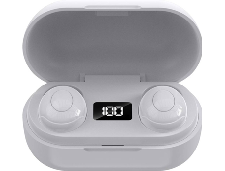 Auriculares Bluetooth True Wireless CHRONUS T8 816-XW3 (In Ear - Micrófono - Noise Cancelling - Blanco)