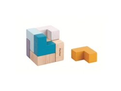 Juego Tradicional PLAN TOYS Cubo 3D en Madera