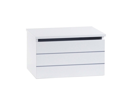 Taburete Baúl Juguetes MUEMUE MDF Blanco (51x37x40)