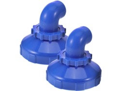 2piezas Accesorios Para Boquillas De Piscina Boquilla De Entrada Giratoria De Plástico Para Piscina