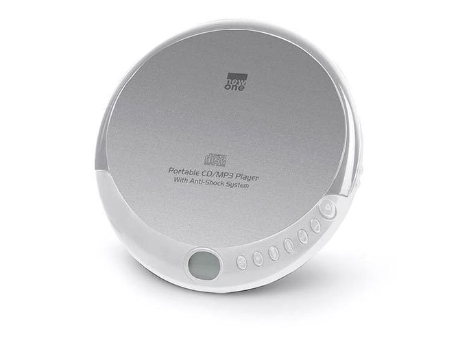 Reproductor de CD NEW ONE D900 (Negro - CD y MP3 - Pilas)