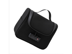 Neceser Con Cerradura - Bolsa De Almacenamiento Con Contraseña En Tela Oxford Black