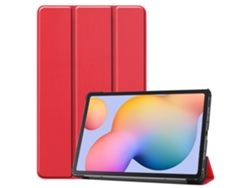 Capa Para Samsung Galaxy Tab S6 Lite Sm-p610/sm-p615 2020 Vermelho
