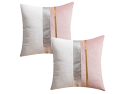2 Fundas De Almohada De Terciopelo Con Costuras Para Sofá, Fundas De Cojín Sencillas Y A La Moda.