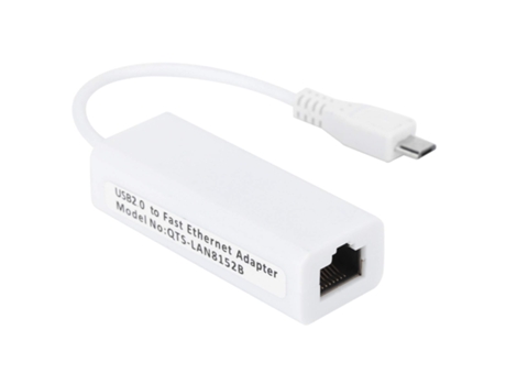 Adaptador Micro a RJ45 Gigabit Ethernet para Raspberry Pi Zero 1.3/W