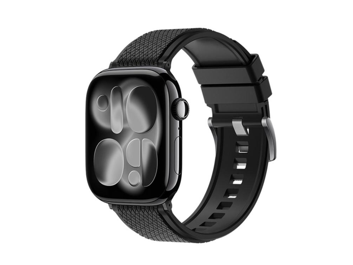 Correa para Apple Watch de 42/41/40/38 mm - Caucho fluorado FKM con diseño de diamante