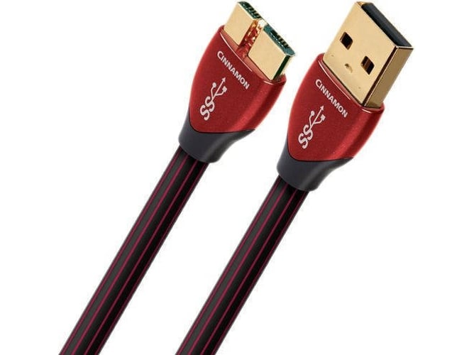 Cable USB AUDIOQUEST (Micro USB - USB 3.0 - 1.5 m - Negro)