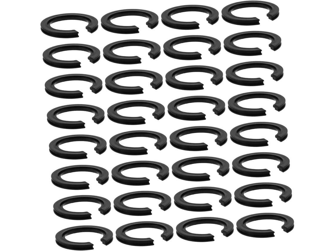 100 Anillos Adaptadores Negros Para Pantallas De Lámparas, Que Se Convierten En Reductores Para Portalámparas: Una Conversión Sencilla Para Iluminación Diaria Y Festiva.