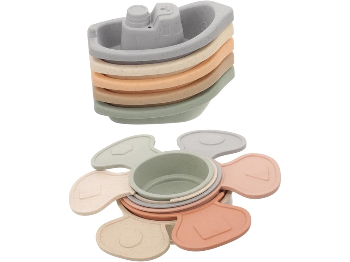Conjunto De 11 Peças De Brinquedos Educativos Para Banho De Bebês, Com Encaixe Tipo Ninho.