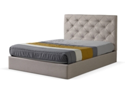 Cama de Matrimonio BAZAR MONDIALE Valencia (Madera - 148x200x120 cm)