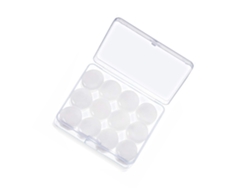 12pcs Tapones De Oreja De Silicona Antiruidos Impermeables Reutilizables Para Dormir