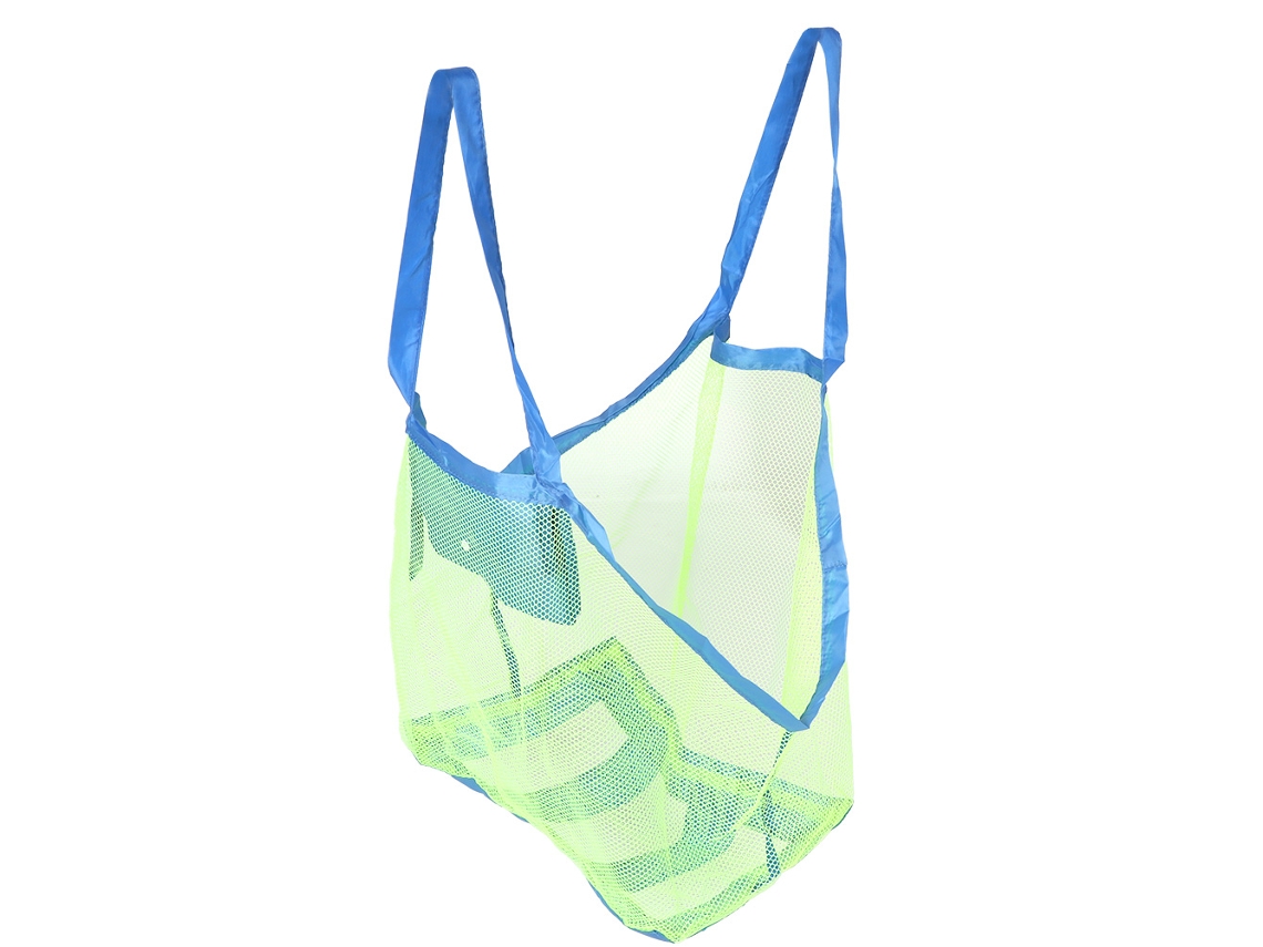Sacola De Malha Portátil Para Armazenamento De Brinquedos Infantis Na Praia Com Design Leve E Durável