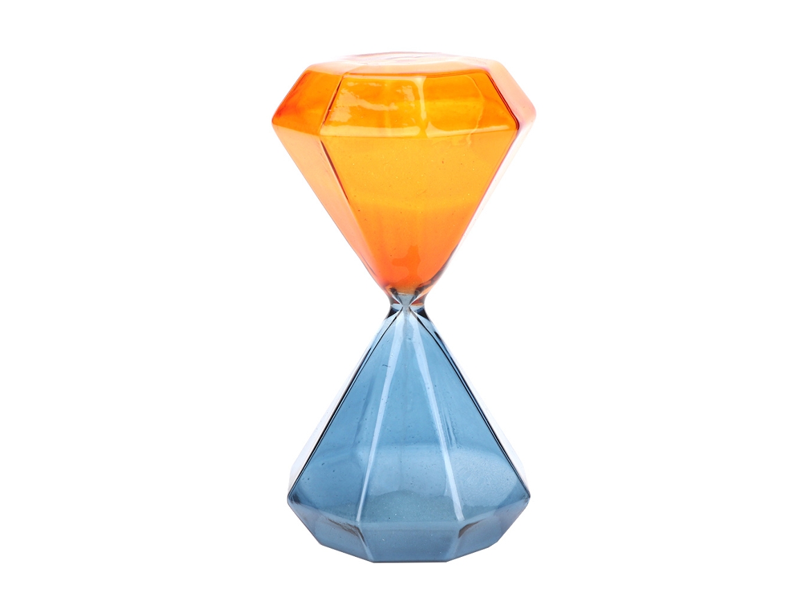 Innovador reloj de arena con forma de diamante para decoración de mesas KOFIHETY