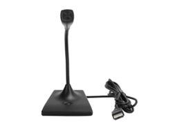 Micrófono De Escritorio Usb Con Cancelación De Ruido Y Cable Flexible Para Pc, Portátil Y Reuniones En Línea.