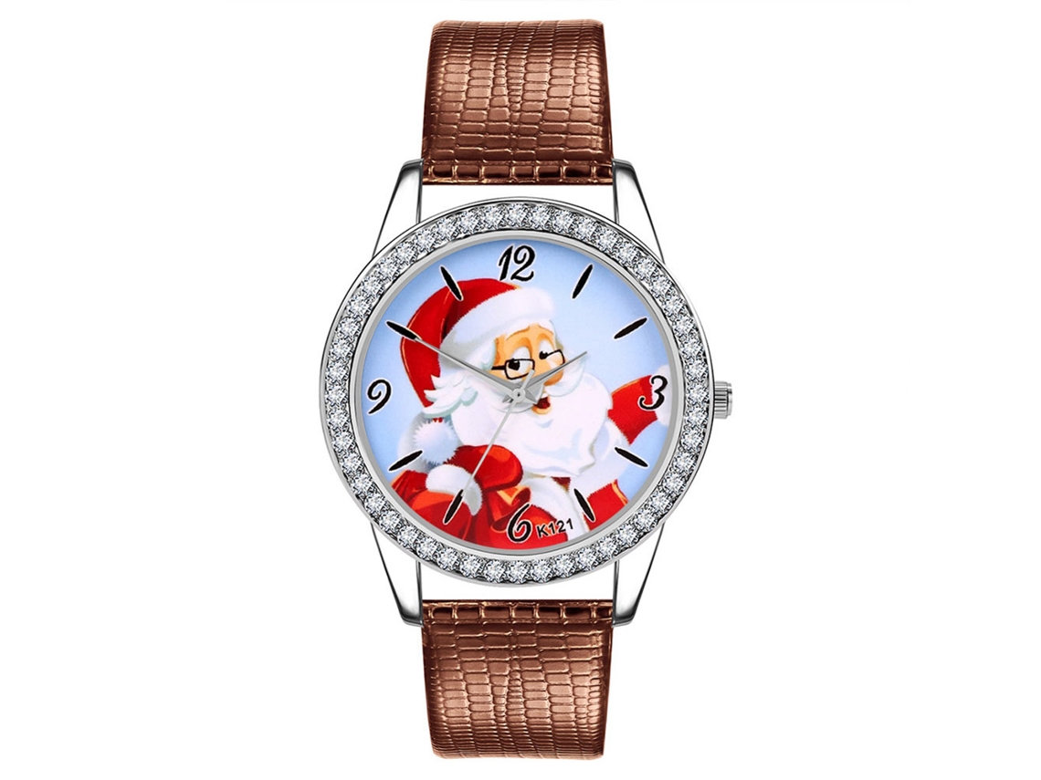 Reloj De Pulsera Para Mujer Con Diamantes De Imitación, Esfera Redonda, Movimiento De Cuarzo, Diseño Moderno, Zhoulianfa Coffee