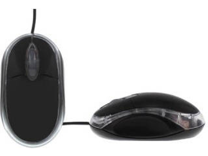 Ratón T'NB TNBMS2U (Óptico - 1200 dpi - Negro)
