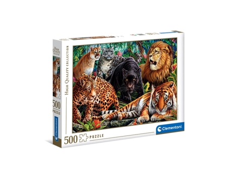 Puzzle CLEMENTONI High Quality Collection 35126 Rompecabezas de cubos 500 pieza(s) Animales